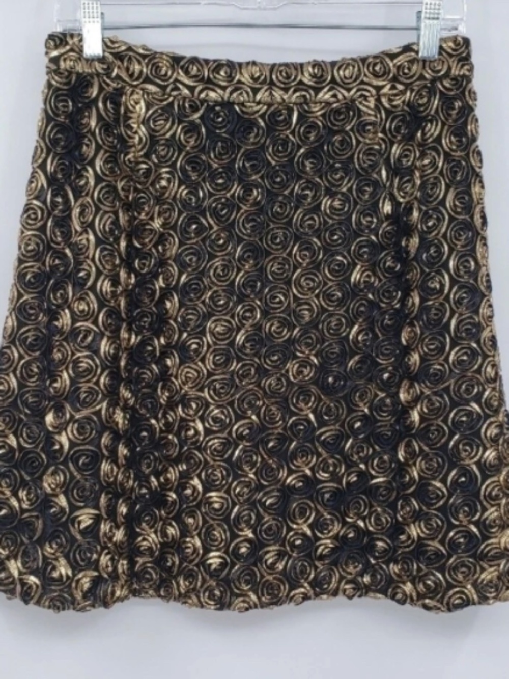 Black & Gold Mini Skirt